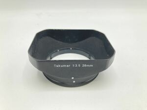 送料無料 ASAHI PENTAX メタルレンズフード Takumar 28mm 1:3.5 ペンタックス タクマー B1012
