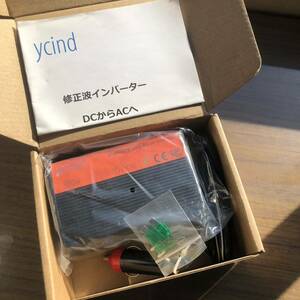 【未使用】【美品】インバーター カーインバーター 300W 修正波インバーター DC から AC へ ycind 車用品 発電機 山形より