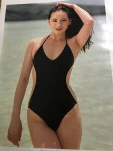 ^_^夏樹陽子&山口ひろみ&花沢舞&沢田みゆきさん○巨乳美尻超ハイレグビキニセクシーグラビア○当時物切り抜き8p！！E-415