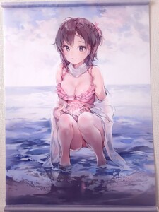 説明必読 ネコポス発送条件あり サークル メガネ少女 C93 販売　A2サイズ　タペストリー　絵師　Anmi