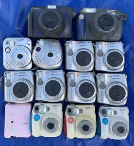 1000円スタート! FUJIFILM チェキ cheki mini 7 10 20 30 instax100 200 チェキ ポップ i まとめ14台セット! Pivi MP-100付 動作未確認