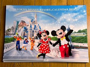 東京 ディズニー リゾート Disney カレンダー　2024 ミッキー　ミニー　非売品