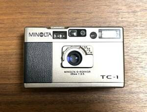 ミノルタ TC-1 高級コンパクトフィルムカメラ正常稼働品