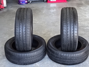 23年製造9分山以上ヨコハマブルーアースES ES32 205/55R16中古4本WILLアイシスアベンシスアルテッツァオーリスクラウンクレスタチェイサー