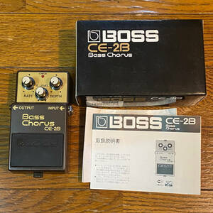 BOSS CE-2B Bass Chorus 箱、取説付き ジャンク ボス ベースコーラス