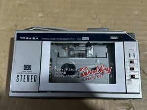 TOSHUBA 東芝 KT-R1 ポータブル ステレオカセットレコーダー STEREO Metal 