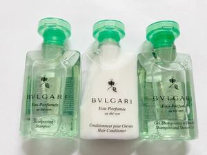 ★送料込★ブルガリ BVLGARI ★オ・パフメ オーテヴェール ★シャンプー コンディショナー ボディーソープ★アメニティ★3品セット★