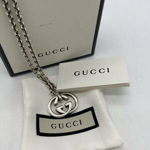 GUCCI グッチ ネックレス インターロッキング GGロゴ シルバー アクセサリー P7315