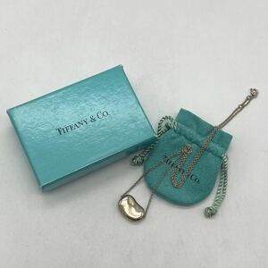 TIFFANY&Co. ティファニー ネックレス シルバー エレサペレッティ ビーン アクセサリー P7318