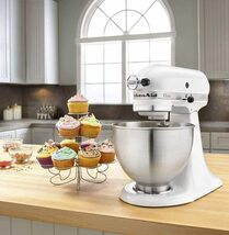 ＼新品即納／☆★KitchenAid (キッチンエイド) スタンドミキサー4.8リットル9KSM162WH☆彡バレンタインケーキ♪クッキー♪パン♪麺類♪_画像5