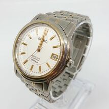 『SEIKO セイコー 8F32-00A0 パーペチュアルカレンダー 』 デイト クォーツ チタン ゴールド ホワイト文字盤 メンズ 腕時計 チタニウム_画像3