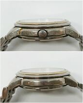 『SEIKO セイコー 8F32-00A0 パーペチュアルカレンダー 』 デイト クォーツ チタン ゴールド ホワイト文字盤 メンズ 腕時計 チタニウム_画像6
