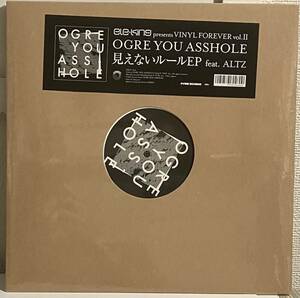 OGRE YOU ASSHOLE 見えないルール EP feat. ALTZ初回完全限定生産 12inch 
