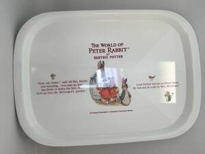  Peter Rabbit tray Sekisui 50 anniversary melamin resin approximately 41.5×29.5cm unused 