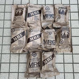 米軍　MREレーション ミリ飯 ミリメシ 戦闘糧食 非常食 保存食 防災　キャンプ サバゲ　１０個