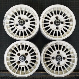 管理番号：Ｓ10-234【4本価格】【13×5.5J 4x110 ET+38 ハブ73】ClipperFin ・色：白・店頭引取可能・適格請求書発行可能