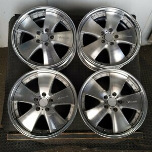 管理番号：S10-238【4本価格】【18x7.5J 5x114.3 ET+43 ハブ73】speed star LXS・マークＸ等・直接引取・適格請求書発行可能