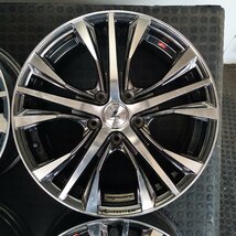 管理番号：S11-25【4本価格】【17x7J 5x114.3 ET+53 ハブ73】weds LEONIS VC・ヴェゼル オデッセイ等・直接引取・適格請求書発行可能_画像3