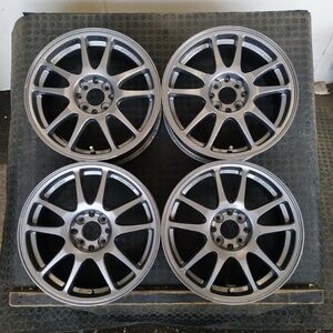 管理番号：S11-52【4本価格】【16×6.5J 4x100 ET+40 ハブ73】A-TECH SCHNEIDER・コンパクトカー 軽自動車等・適格請求書発行可能