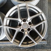 管理番号：S11-85【4本価格】【17x7.5J 5x120 ET+37 ハブ73】BORBET・BMW/3シリーズ/4シリーズ等・直接引取可能・適格請求書発行可能_画像4