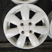 管理番号：S12-6【4本価格】【14x4.5J 4x100 ET+45 ハブ54】スズキラパン純正・適格請求書発行可能_画像5