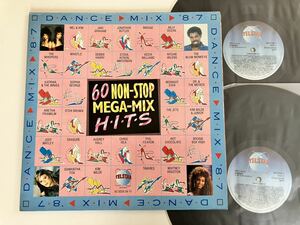 【UK盤】DANCE MIX '87 60NON-STOP MEGA-MIX HITS 2LP TELSTAR STAR2314 Whitney,Madonna Medley,Samantha Fox,Kim Wilde,Debbie Harry,