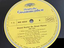 【68年盤良好品】鍵盤の競演 GRAND RECITAL ON GREAT PIANOS 帯付LP グラモフォン MG2055 W.Kempff,M.Argerich,C.Eschenbach,J.Demus,12曲_画像8