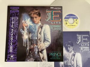 【希少美品レーザーディスク】Sheila E./ LIVE ROMANCE 1600 with PRINCE 帯付LD G78M0116 86年ライヴ,静止画,デジタル,ドルビーサラウンド