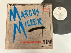 【PROMOTION COPY/美盤】Marcus Miller / My Best Friend's Girlfriend(Remix,Inst) 12inch WARNER US 0-20217 84年盤,DISCO FUNK,