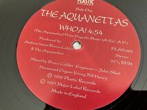 【希少UK盤】THE AQUANETTAS / WHOA!(Original,Duns River Mix)/Run(LIVE) EP PLASTIC RECORDS PLAS005 92年盤,NYガールズバンド,POST PUNK_画像5