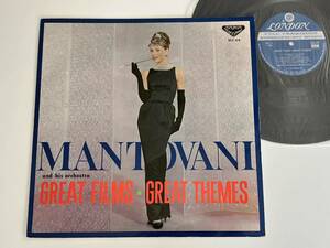 【63年深溝170g重量盤】マントヴァーニ MANTOVANI and his orchestra/ GREAT FILMS GREAT THEMES 日本盤LP LONDON SLC64 Funny,Moon River,