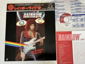 【93年版レーザーディスク】レインボー ライヴ'82 Rainbow/ Live Between The Eyes 帯付LD POLP1506 Ritchie Blackmore,治療不可,2面収録