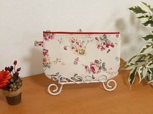 *n62beetan**小花柄*ぺたんこポーチ④*ハンドメイド**