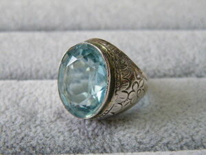 95039. color stone approximately 18 number silver ring ring stamp less 