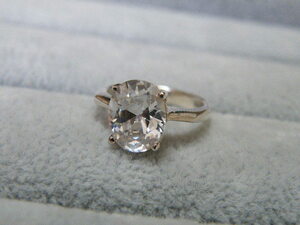 95042. diamond manner ring ring 925 approximately 8 number unused 