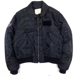 米国製 I.spiewak CPW-45 flight jacket スピワック CPW-45 フライトジャケット ブラック L 