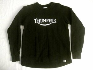 USA製THUMPERS BROOKLYN NYC USA サンパーズ スウェットトレーナーS　スウェットシャツ ALIFE　トライアンフ風ロゴ