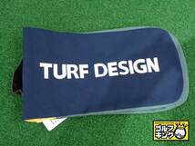 GK栄三越■ 724 【新品】アサヒゴルフ◆TURF DESIGN◆TDSC-2277◆ネイビー/グリーン◆シューズケース◆ターフデザイン◆おすすめ！_画像1