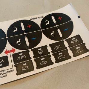 スイッチ リペア ステッカー シボレー タホ サバーバン シルバラード GMCユーコン シエラ エアコン オーディオ Truckfieldの画像4