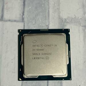 【中古PCパーツ】Intel 第9世代 Core i9-9900K 3.6Ghz CPUのみ PC用部品 動作確認済 L833E741
