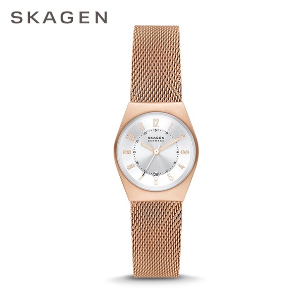 SKAGEN スカーゲン SKW3035 ローズゴールド ピンクゴールド ステンレス メッシュベルト 女性 腕時計 レディース アナログ カレンダー 薄型