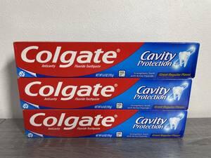 最安値　送料無料　3個セット　大容量170ｇ　コルゲート　キャビティプロテクション　Colgate Cavity Protection Toothpaste