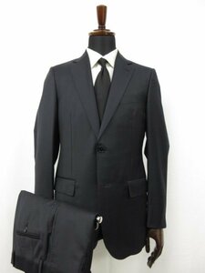 HH極美品 【エルメネジルドゼニア Ermenegildo Zegna】 TROFEO 2ボタン 紺無地 スーツ (メンズ) 7-46C 濃紺 ネイビー系 ●27HR3228