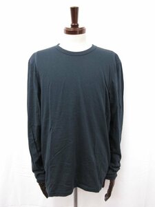 【ジェームスパース JAMES PERSE】 クルーネック カットソー 長袖Tシャツ (メンズ) size2 ネイビー ●29MT4957●