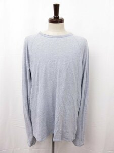 超美品 【ジェームスパース JAMES PERSE】 ラグランスリーブカットソー 長袖Tシャツ (メンズ) size2 ライトブルー USA製●QQQ29MT4954●