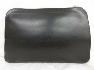 HH [ Daniel & Bob Daniel & Bob] leather clutch bag second bag round fastener document case ( men's ) black *5MG2385*