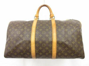 【LOUIS VUITTON ルイヴィトン】 キーポル50 M41426 ボストンバッグ (メンズ/レディース) モノグラム ブラウン ●5MG2387●