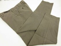 HH 【ピーティーゼロウーノ PT01】 BEAMS F別注 STRECH コットンパンツ スラックス(メンズ) 50 ブラウン 織柄 C0DT01 TU52 0122●28MP9861_画像5