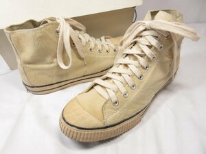 超美品 【visvim ビズビム ヴィズヴィム】 ハラコレザー ハイカットスニーカー 紳士靴 (メンズ) size9.5 生成り ●18MZA4159●