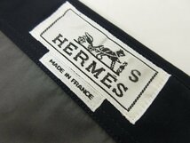 未使用【エルメス HERMES】 スキッパー 半袖シャツ CHEM POLO MC COL BOTTON DOWN (メンズ) size42 微光沢 グレー系 フランス製●5MK2414●_画像5